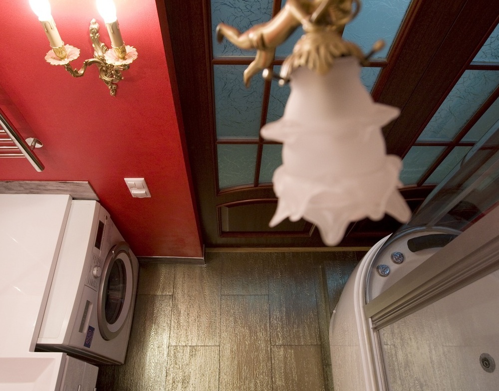 Ванная АНГЛИЙСКИЙ КРАСНЫЙ С БАРОЧНЫМ АКЦЕНТОМ Ванная АНГЛИЙСКИЙ КРАСНЫЙ С БАРОЧНЫМ АКЦЕНТОМ